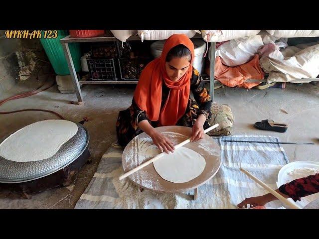 Zainab going to work and helping the family, tidying up the house by Zainab