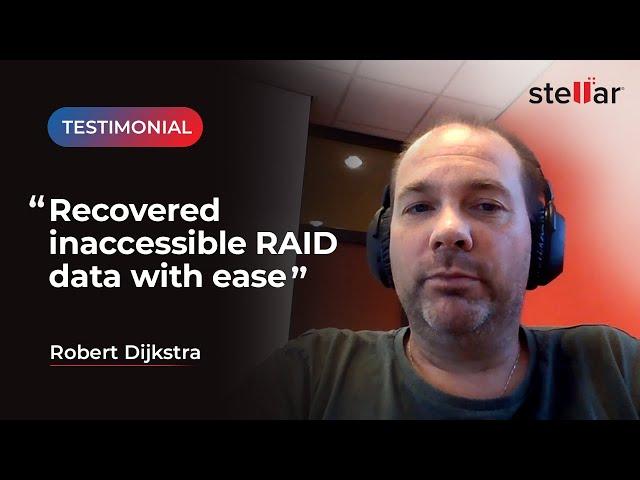 Stellar Data Recovery Technician - Customer Testimonial