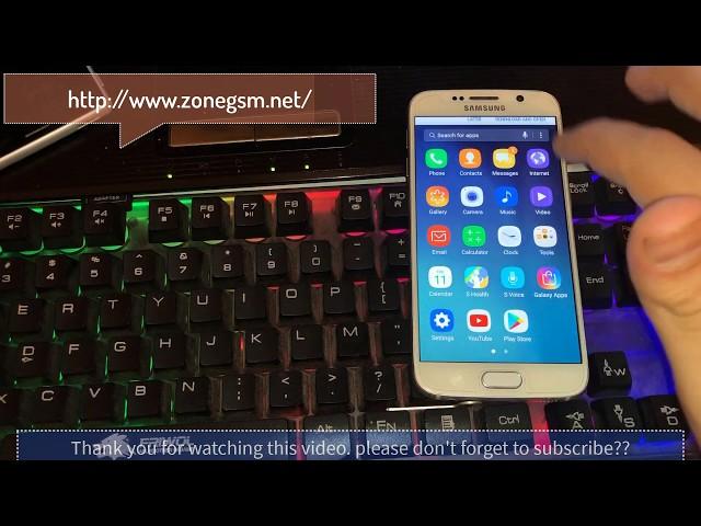 How to bypass samsung account lock / reactivation lock android 7.0 on s6 / s6Edge. Best and easy way