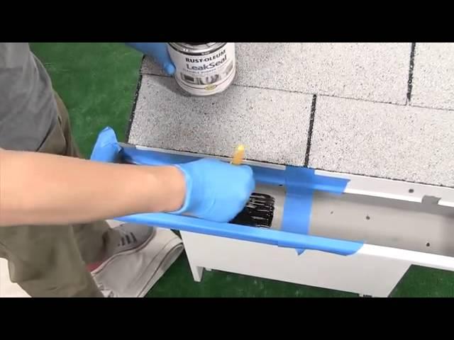 How to Apply Rust-Oleum LeakSeal Brush On Paint