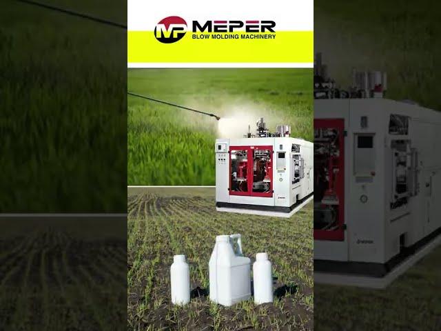 MEPER coex şişirme makineleri pestisit şişesi için 6 kalıp kafaları makinesi