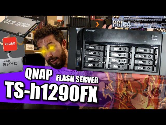 QNAP TS-h1290FX PCIe4 U.2 Flash Server Review