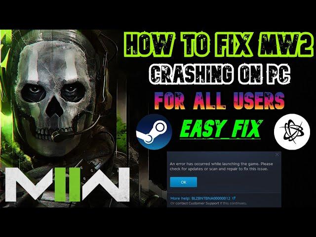 How to fix Modern Warfare 2 Crashing & Not Launching ( Easy FIX )