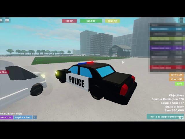 Being A Police in Bank Tycoon 2