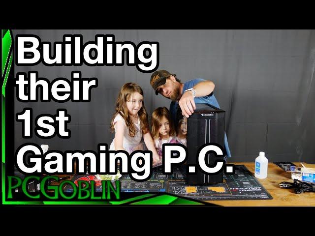 Building my daughters 1st PC with their help.