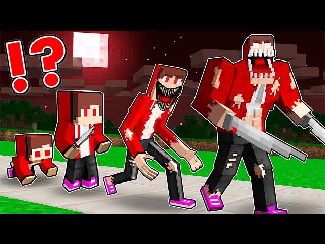 SCARY JJ MUTANT Life Cycle at 3:00 AM! JJ EVOLUTION with MIKEY in Minecraft PART 2 - Maizen