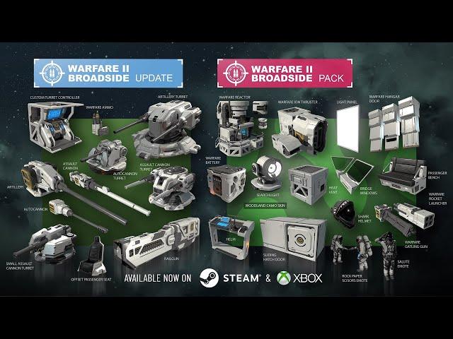 Space Engineers Warfare 2 Broadside Обзор Обновления