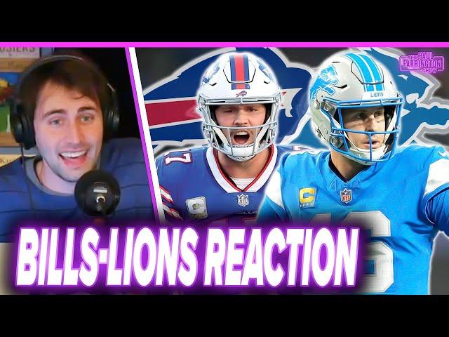 Bills-Lions Reaction: Josh Allen is SUPERHUMAN, Jared Goff & Detroit DOOMED by injuries? | PFS