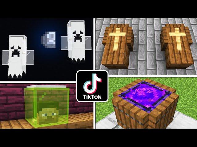 ЭТИ ПОСТРОЙКИ ИЗ ТИК ТОКА СЛОМАЮТ ВАШ МАЙНКРАФТ ХЭЛЛОУИН! СЛОМАННЫЙ MINECRAFT КРАФТИНГ ТРОЛЛИНГ