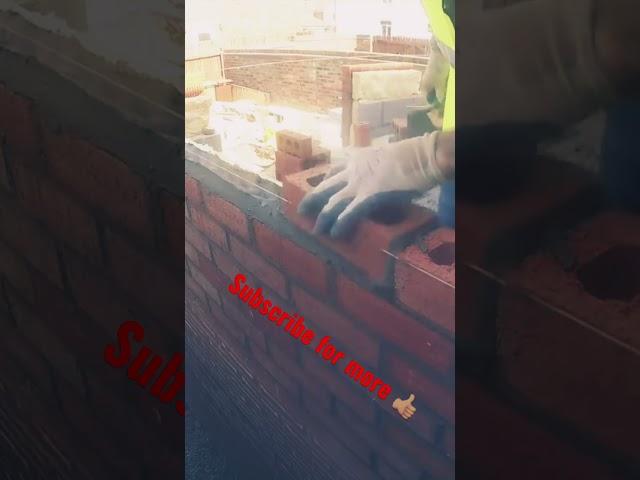 #bricklaying overhand #satisfyingvideo #construction #fatherandson #subscribe #walls #tidy #overhand