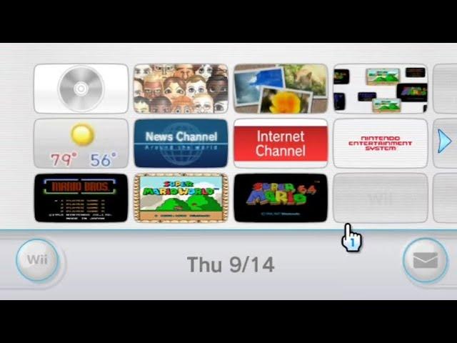 Beta Wii Menu Showcase 9/14