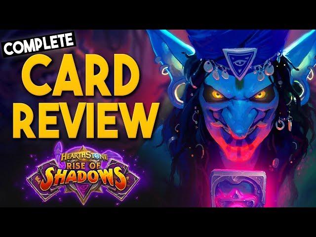 ⭐ALL⭐ 135 RISE OF SHADOWS CARDS REVIEWED BY DISGUISED TOAST! | Hearthstone