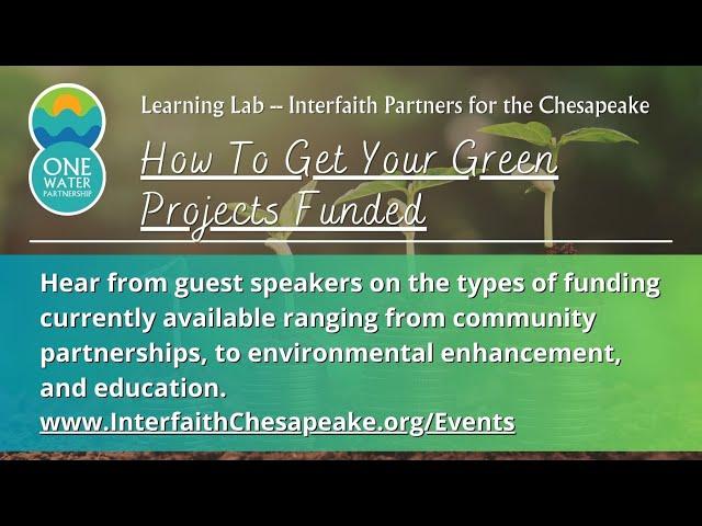 How To Get Your Green Projects Funded Learning Lab