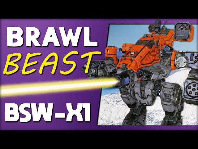 This Bushwacker can "OUT-BRAWL" Assault Mechs EASILY... in MechWarrior Online (MWO)