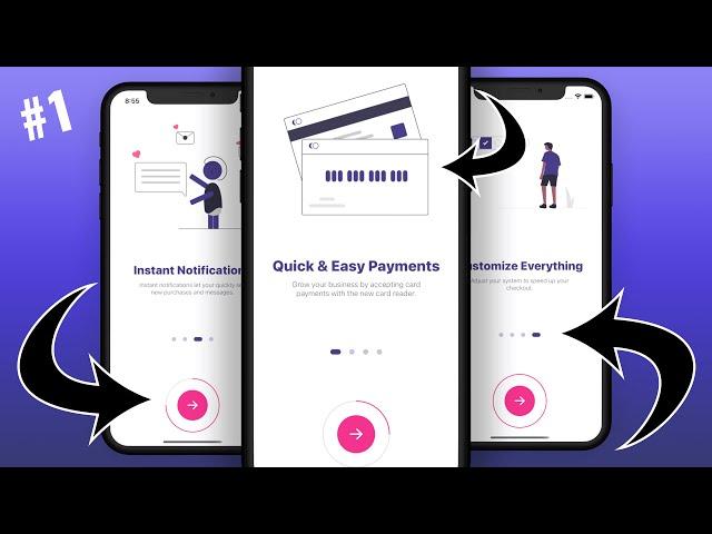 Onboarding tutorial for React Native - Animated Carousel #1