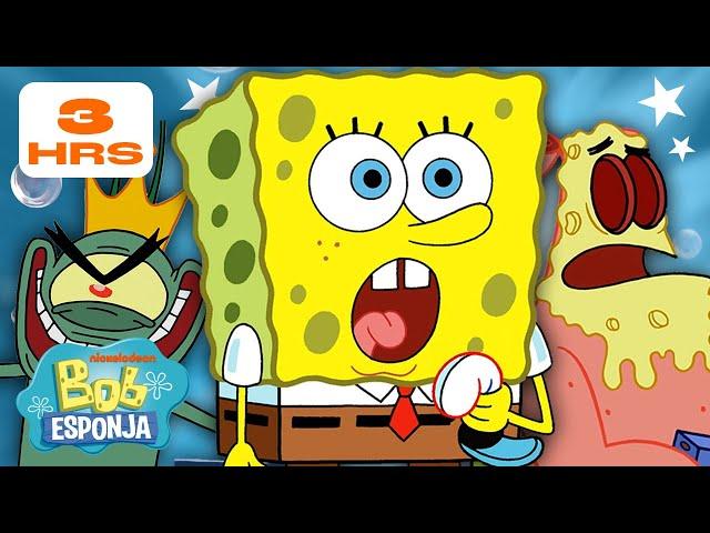 Lo MEJOR de las temporadas 9, 10 Y 11 de Bob Esponja | Compilación de más de 3 horas | Bob Esponja