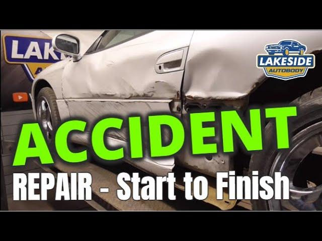 How Body Shops Repair Serious Collision/Accident Damage - Start to Finish