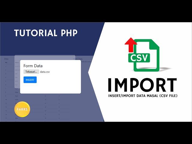 Input Data Masal dengan File CSV - PHP & MYSQL