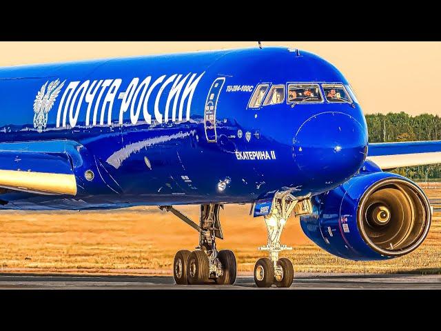 ️ AWESOME CLOSE UP TAKEOFFS & LANDINGS  Moscow Vnukovo Airport Plane Spotting [VKO/UUWW]