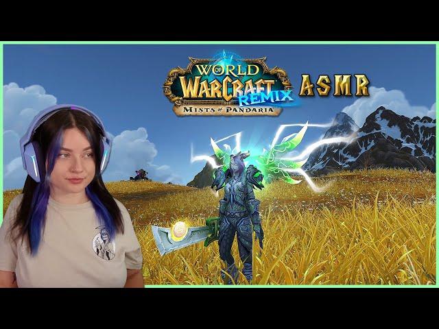 ASMR  Relaxing Leveling Session #2  Mists of Pandaria WoW Remix (Keyboard Typing & Mouse Clicking)