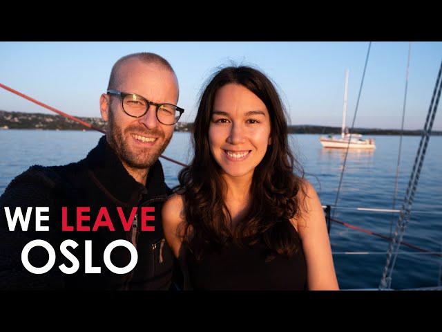 We begin our sailing adventure and sail down the Oslo fjord in Norway - Part 1