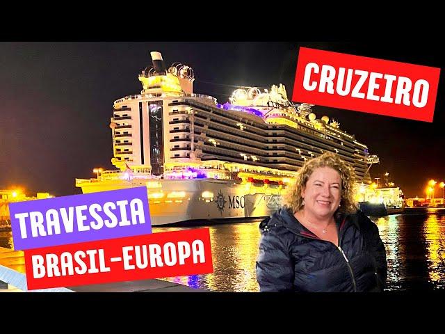 Cruzeiro de TRAVESSIA Brasil - Europa, Veja o que tem para fazer no NAVIO