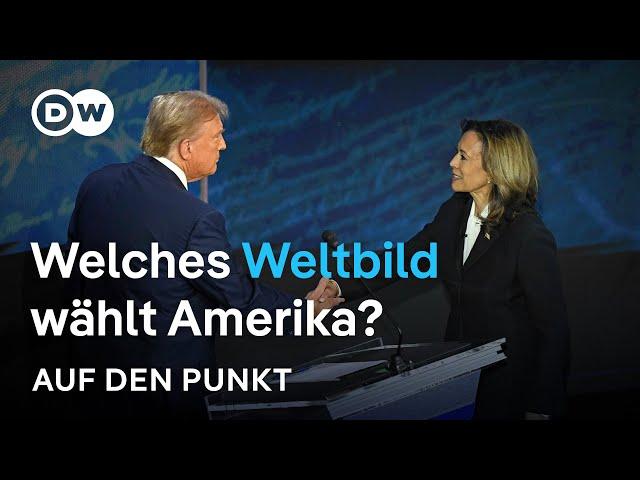 Harris gegen Trump: Welches Weltbild wählt Amerika? | Auf den Punkt