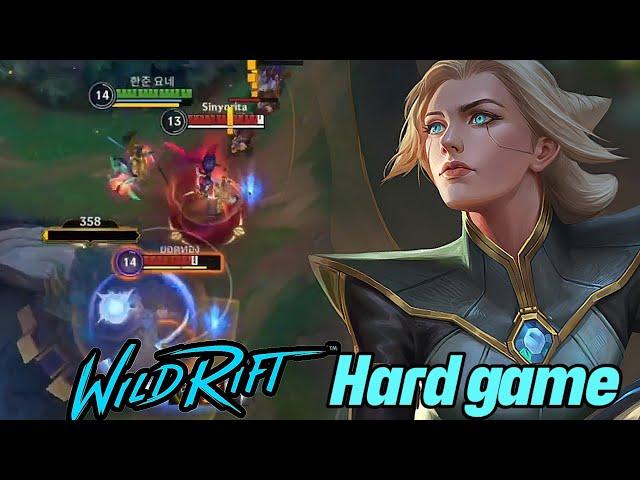 Wild rift Hard game - Camille vs Aatrox baron lane season 14