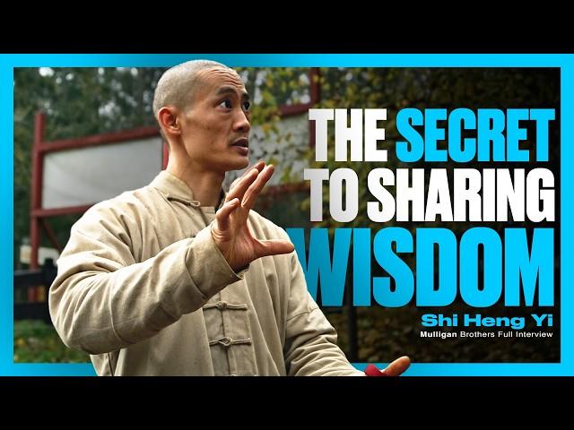 The Silent Art of Sharing Wisdom: Lessons from Shi Heng Yi 2024 [ 4K ]