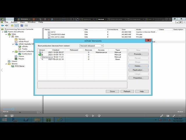 Citrix Provisioning Services - How to update Vdisk | Versioning Method | Citrix PVS – Update vDisk |