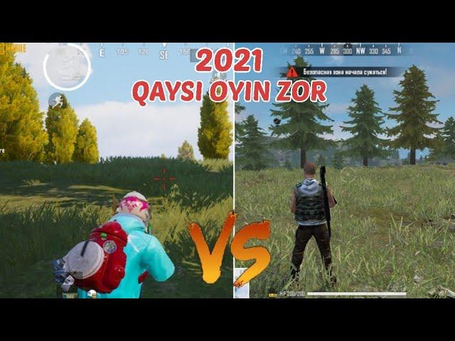 PUBG MOBILE YOKI FREE FIRE QAYSI BIRI ZOR 2021 YILDA