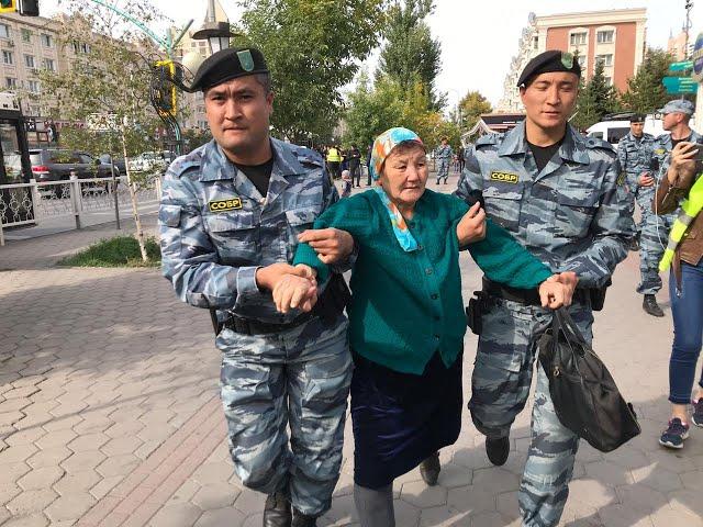 Нұр-Сұлтан мен Алматыдағы ұстаyлар / Задержания в Нур-Султане и Алматы