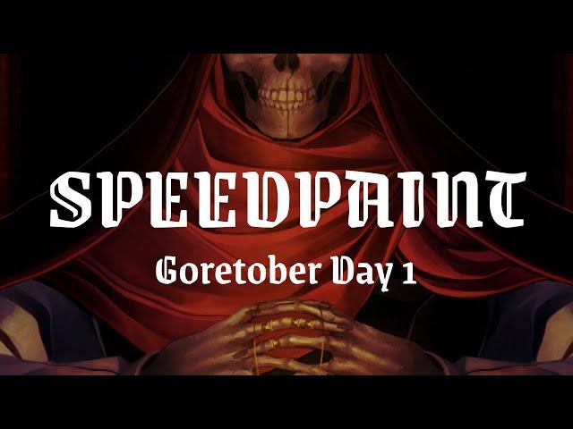 SPEEDPAINT : Goretober 2024 | Day 1 Rotting