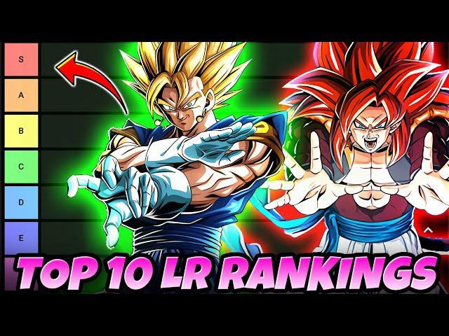 THE TOP 10 LRs TIER LIST IN THE 10th ANNIVERSARY!! | Dragon Ball Z Dokkan Battle