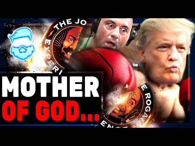 Joe Rogan CONFIRMS Donald Trump Friday!!!  The Left Is Having A MASSIVE Meltdown!  JRE Podcast!