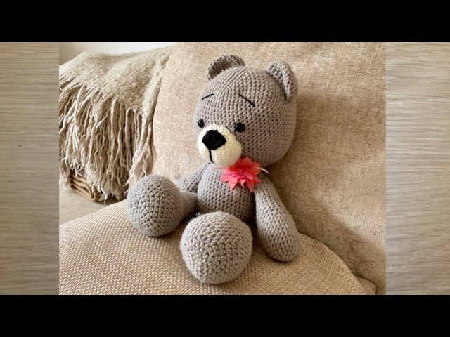 How to crochet Amigurumi bear/ free Amigurumi bear pattern/ bear Amigurumi