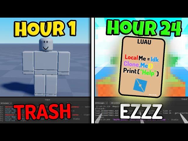 I Learned How To SCRIPT In 24 HOURS | Roblox