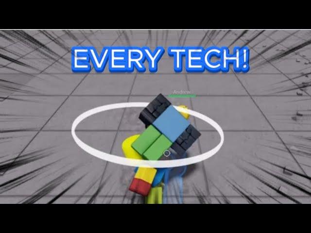 HOW TO DO EVERY DASH IN EVERY TECH! (Roblox Strongest Battlegrounds)