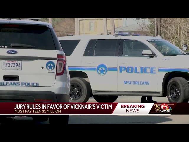 New Orleans ordered to pay Rodney Vicknair victim $1 million in civil case