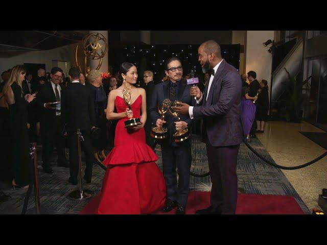 Anna Sawai and Hiroyuki Sanada: 76th Emmy Awards Winnerview