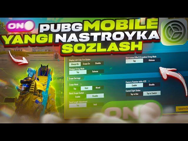 PUBG NASTROYKALARINI TO’LIQ O’RGANAMIZ / SIZ BILMAGAN SIRLI NASTROYKALAR / PUBG MOBILE UZ