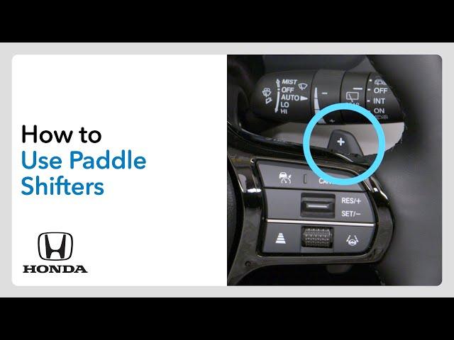 How to Use Paddle Shifters