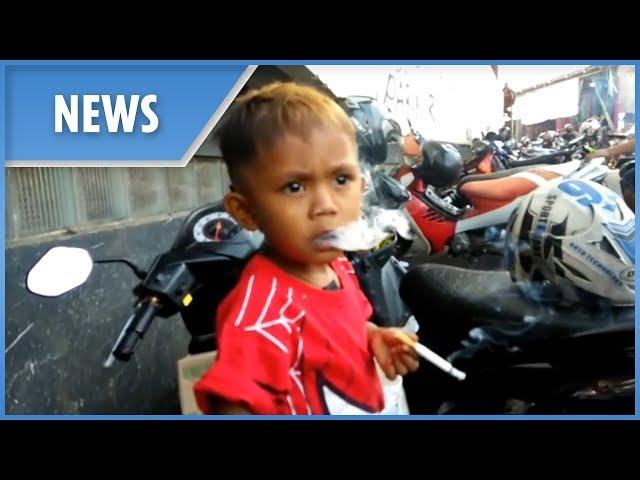 The two-year-old who smokes 40 cigarettes a day