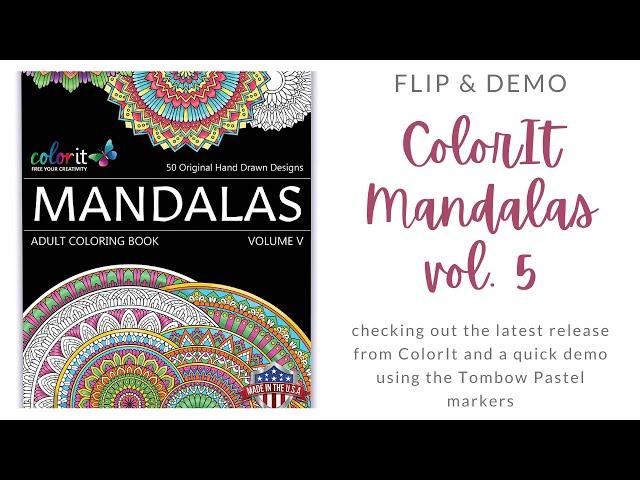 Colorit Mandalas Volume 5 | Flip and Demo of the Latest Release!