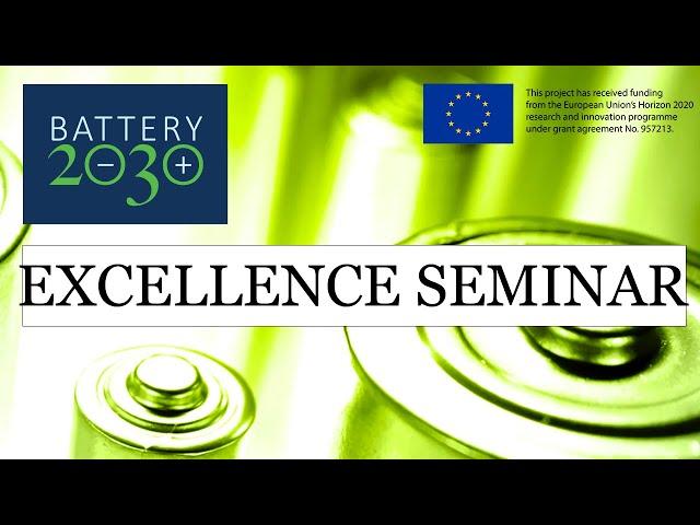 BATTERY 2030+ Excellence seminar Stefano Passerini Reactive metals for long-term energy storage