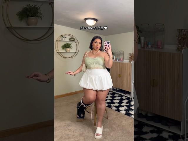 plus size outfit ideas ︎ #SummerOnShorts #ootd #fashion #outfitideas #outfit #plussizefashion