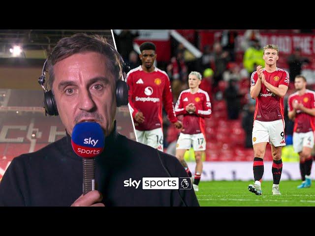 Gary Neville's honest reaction to Man Utd's 'disgusting' first-half performance 