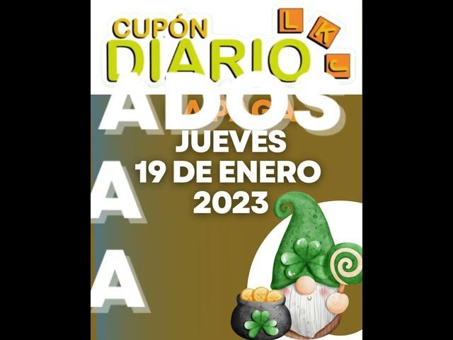  Comprobar CUPON DIARIO JUEVES 19 ENERO del 2023 | Bote Acumulado|España Verificar Sorteo Loteria