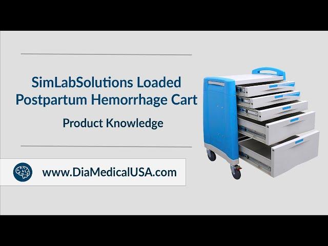 SimLabSolutions Loaded Postpartum Hemorrhage Cart: Tuesday Teachings