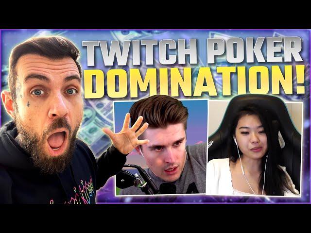 Destroying Top Twitch Streamers in a Poker Tournament!